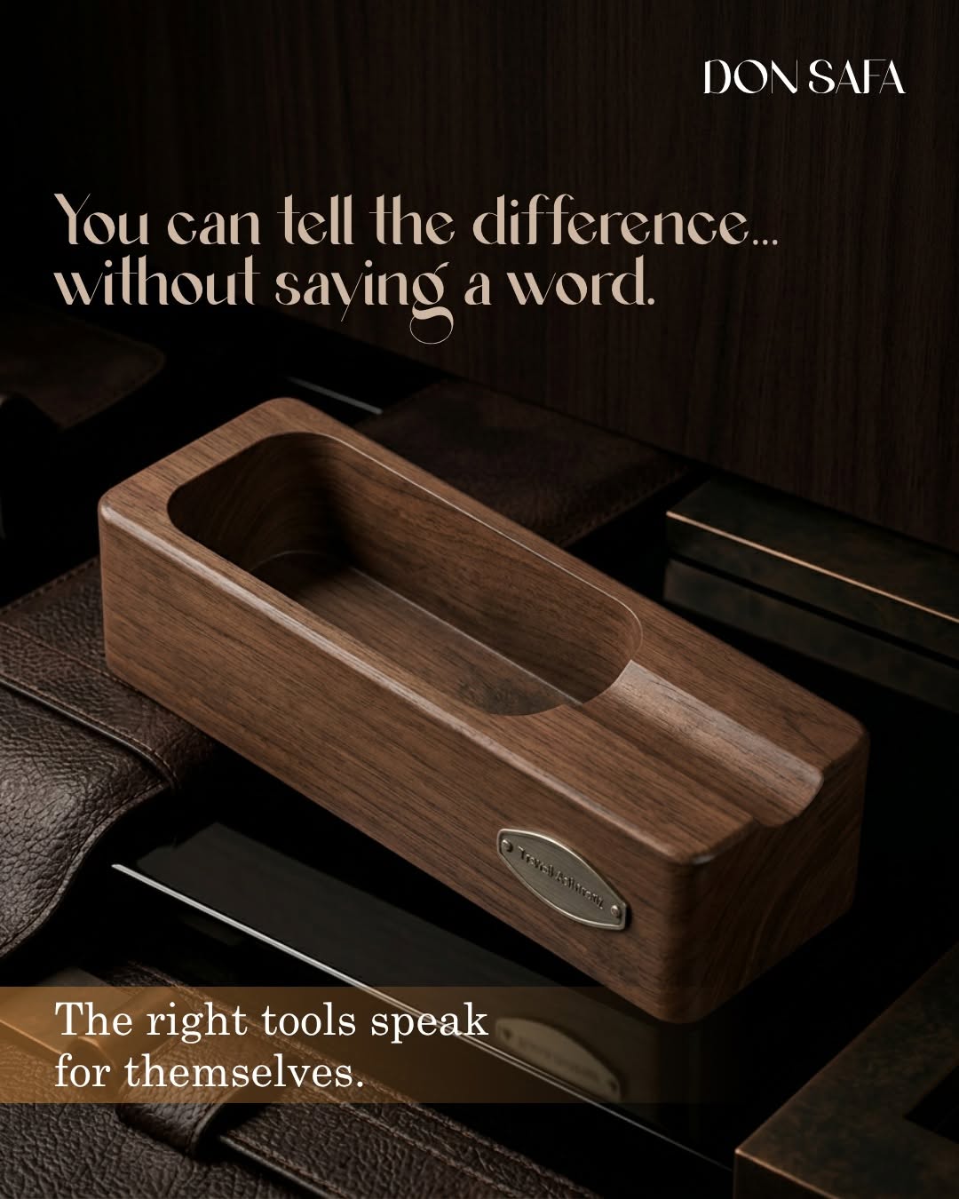Luxury walnut humidor case